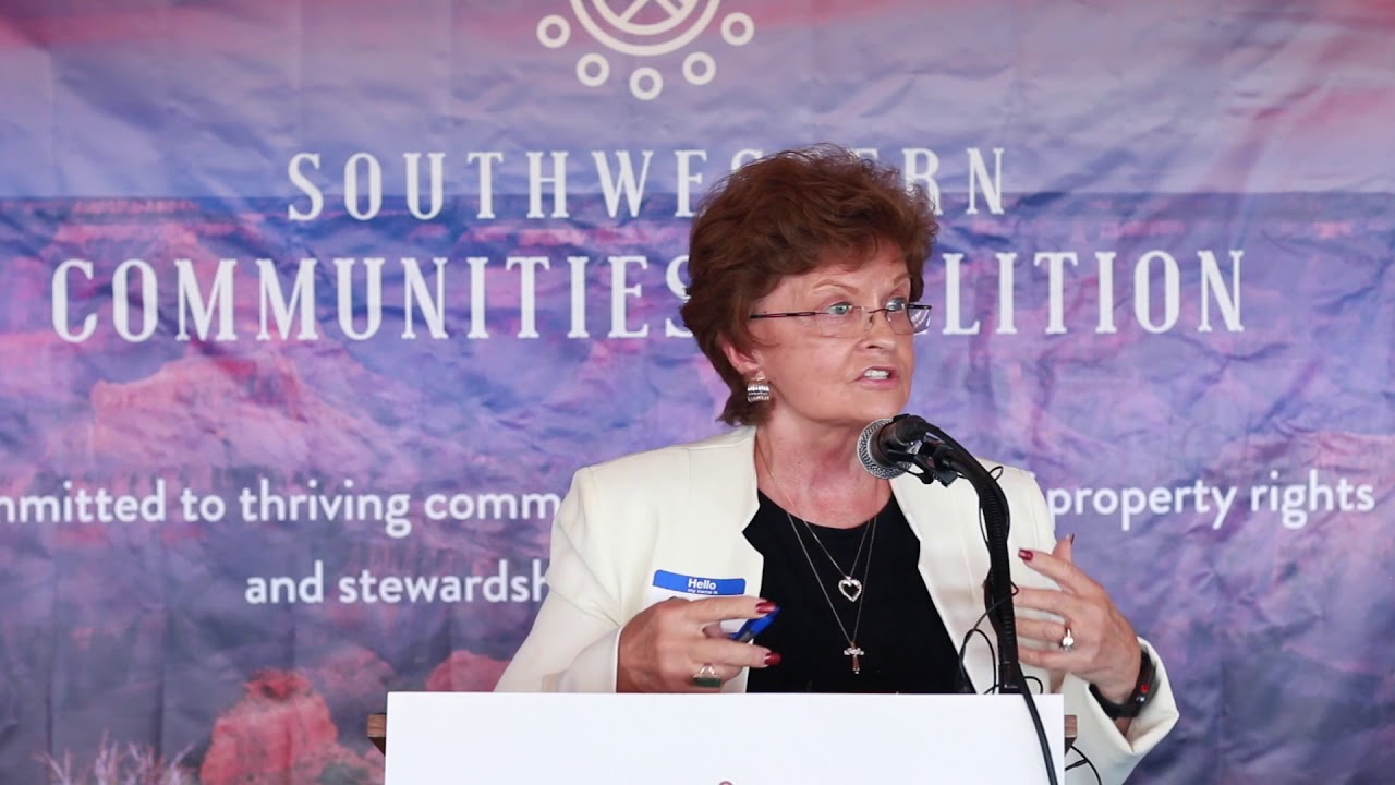 Arizona State Representative Gail Griffin Speaks at Southwestern Communities Coalition Event